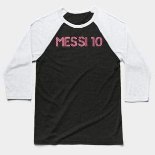 Messi Inter miami Baseball T-Shirt